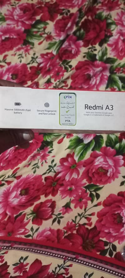 redme A3 4gb 128gb complete box 03009695698