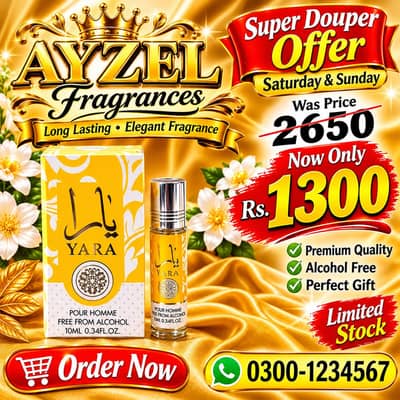 AYZEL Fragrances | YARA Perfume Set   SUPER DUPER WEEKEND OFFER
