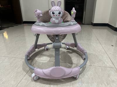 Imported Baby Walker with Metal Base High Quality Plastic