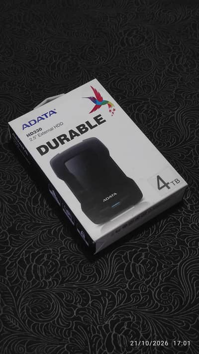 ADATA HD330 4TB Portable External Hard Drive (Like New Condition)