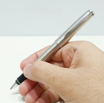 1990s Parker Sonnet Premium Stainless Steel Rollerball Pen | France