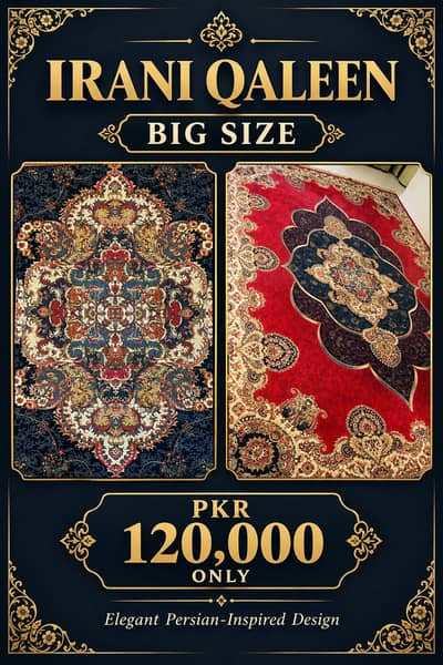Luxury Irani Qaleen – Big Size | Premium Traditional Carpet