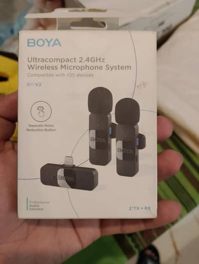 Boya orignal Dual wireless Mic