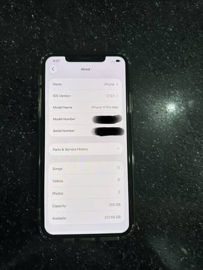 Apple iPhone 11 Pro Max 256 gb pta proved Rose Gold