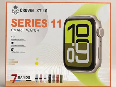 SMART WATCH 11 ULTRA WITH 7 STIPS BUNDLE + METAL STRIP FREE
