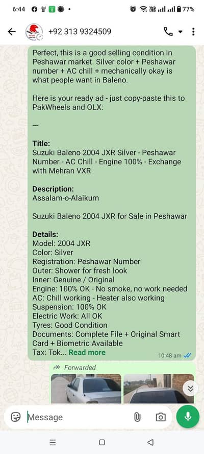 Suzuki Baleno 2004