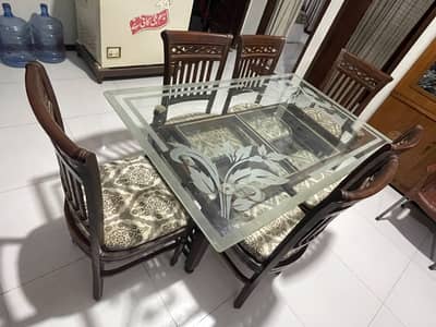 shesham wood dining table
