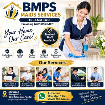 Nannyservices,Housekeeping,Cooks,Helpers,Maidsservices,Domestics