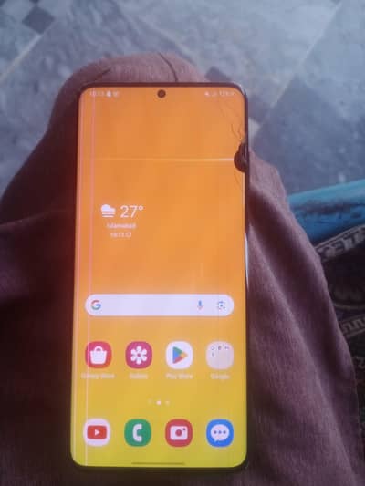 samsung S20 plus 12 gb ram 128  gb storage