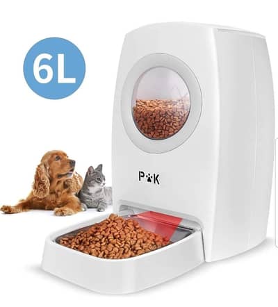 Automatic Feeder Cat Dog 6L - Programmable Food Dispenser