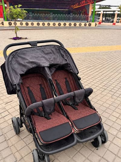 Twin pram