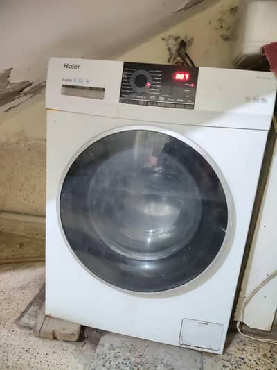 haier washing machine front load automatic