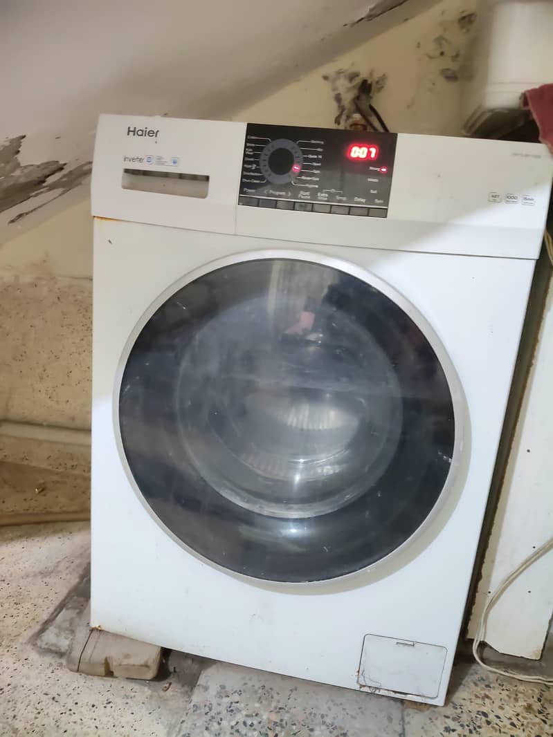 haier washing machine front load automatic 0