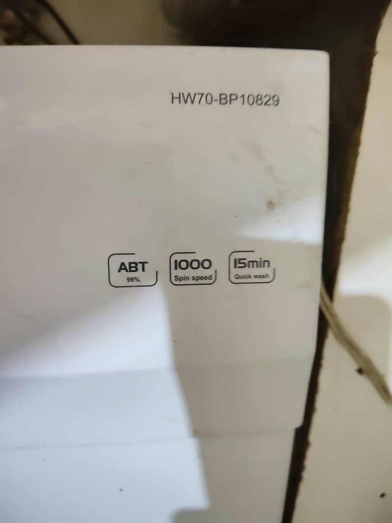 haier washing machine front load automatic 1