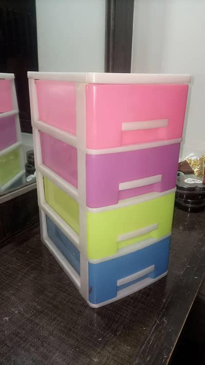 colorfull spacious drawers 14 to 15 inches long it is perfect