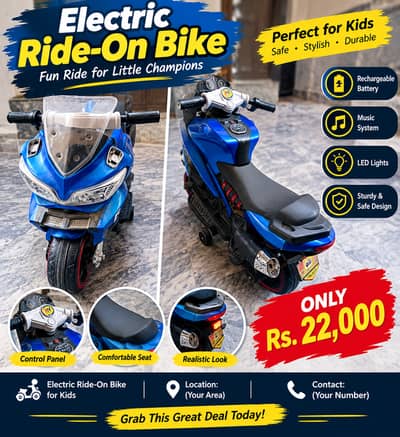 Kids Vehicles / Kids Bikes / Electric bike