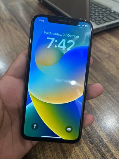 Iphone x 256GB PTA APPROVED