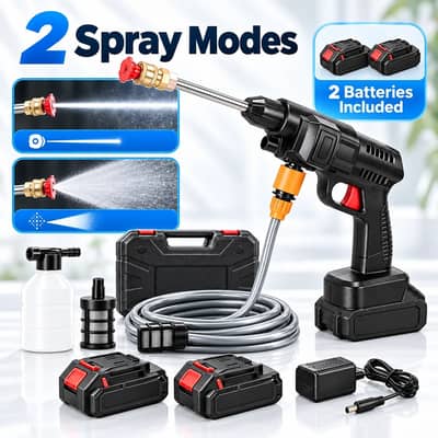 High Pressure Washer Gun for Car, Solar & Home Use