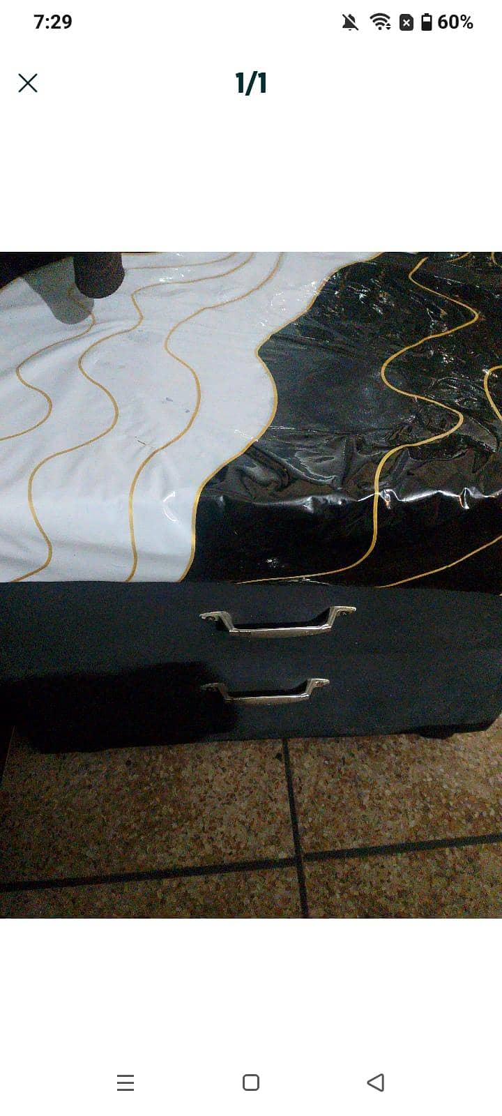 bed, sidetables 1