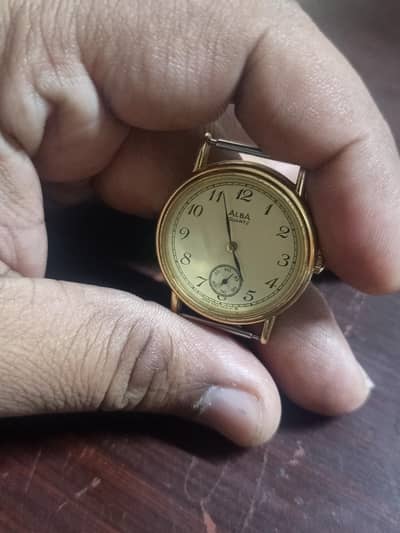 Vintage Seiko Alba Quartz Watch (Small Seconds Dial) – Original Japan