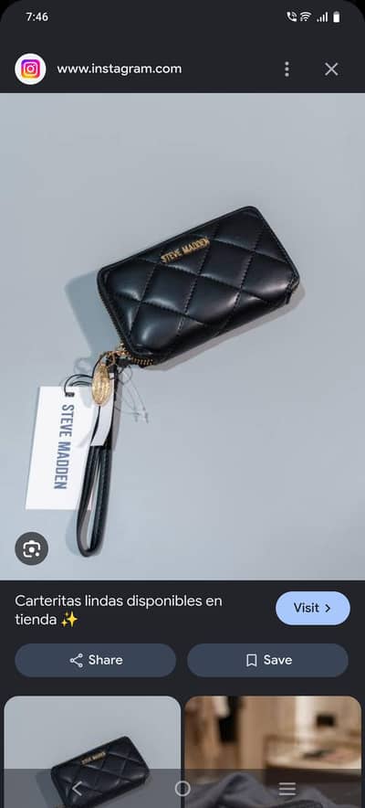 Steve Madden card holders bharish balck wallet