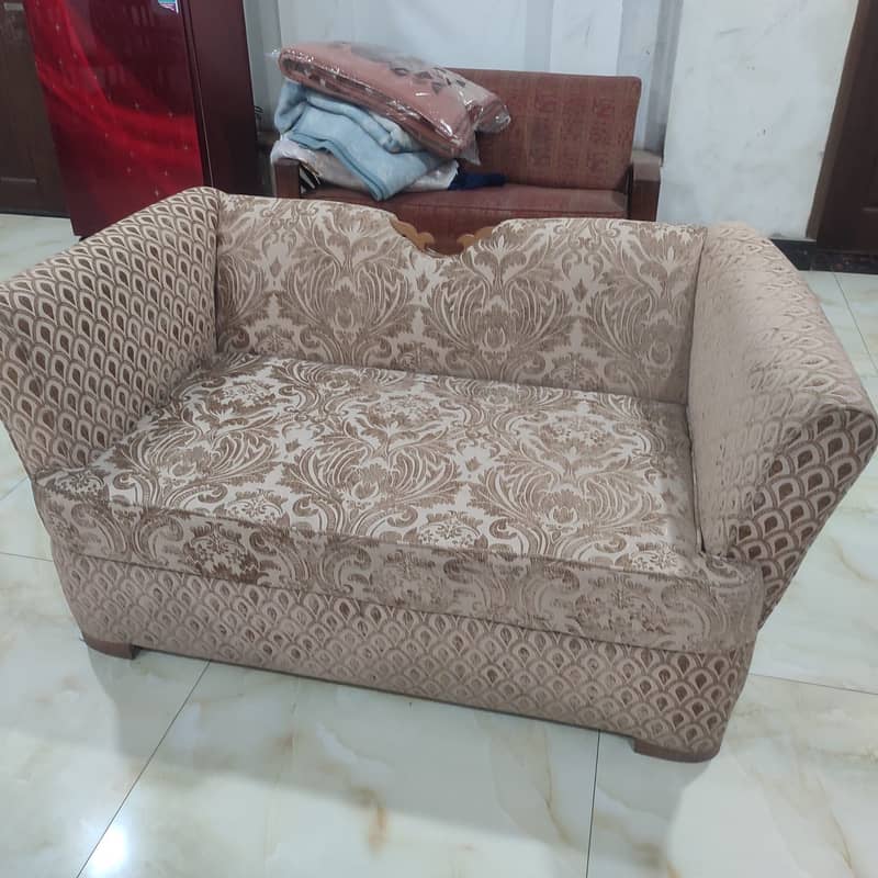 Sofa set and Showcase 1