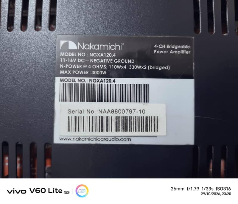 4 channel bridgeable amplifier 0