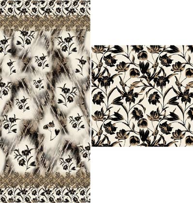 Premium Digital Textile Designs | Dupatta & Floral Prints