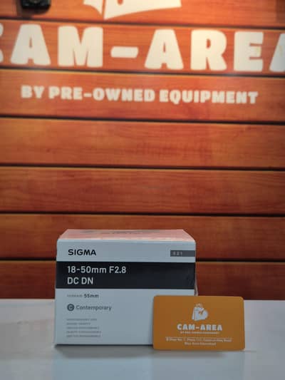 Sigma 18-50mm f2.8 DC DN, Brand new, Sigma crop body lenses