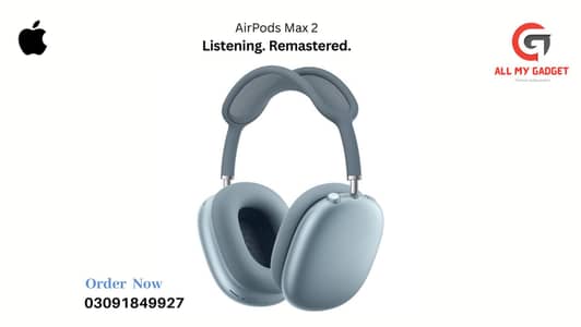 Apple AirPods Max 2 USB-C - 2026 Wireless Over Ear Headphones ( Blue )