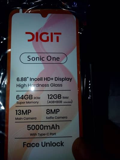 Other Mobiles Other Model sonic one mobile 12gb ram 64