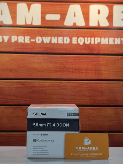 Sigma 56mm f1.4 DC DN , Brand new , Sony crop body lenses for E-Mount