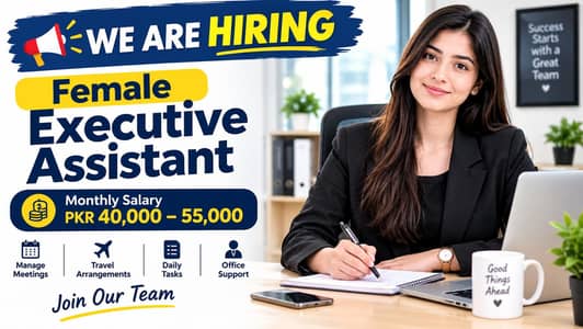 Female Office Assistant & Executive Assistant