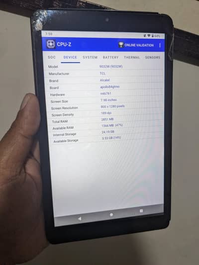 Alcatel joy 2 tablet 3 32 android 10 type c charging