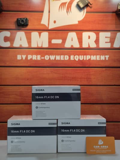 Sigma 16mm f1.4 DC DN , Brand new , Sony crop body lenses for E-Mount