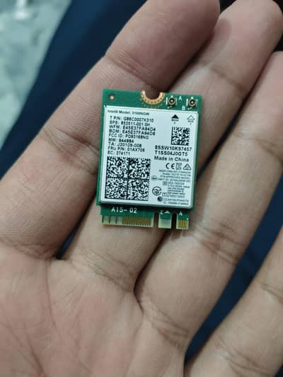 Intel 3168 NGW Dual band Wifi + Bluetooth Card