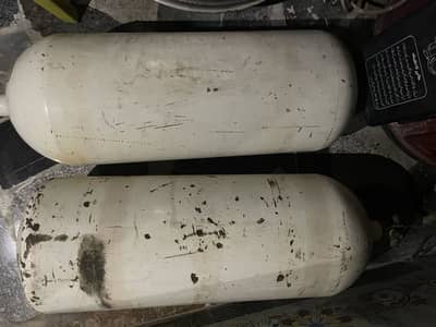 CNG cylinders and kit complete setup