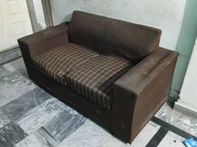 6 seat brown classic design sofa set