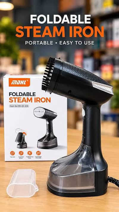 MAHL Foldable Steam Iron Portable Garment Steamer - Brand New