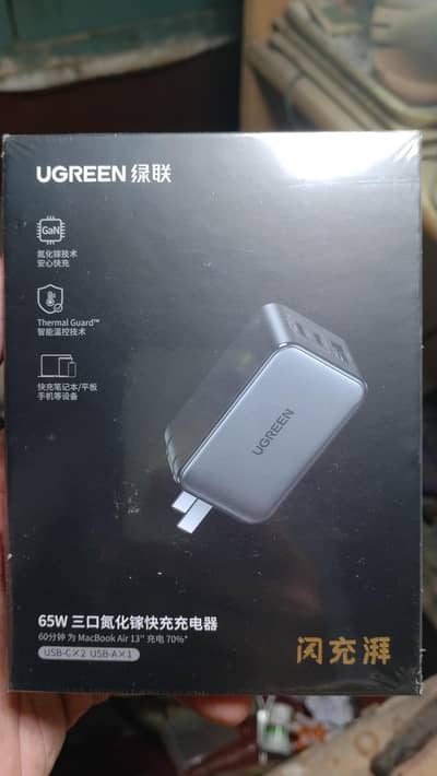Ugreen GaN Fast Charger 65w Original USB C Fast Charging