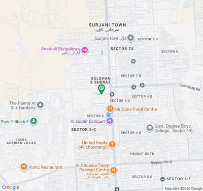 Plot For Sale Surjani Town Sector 5f West Open