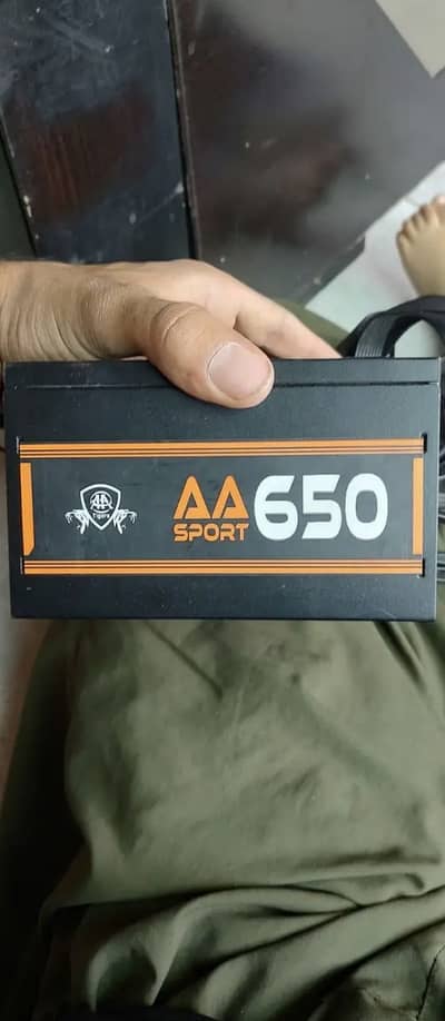 AA TIGER GAMING POWER SUPPLY 650W 6 MONTHS USED FOR SALE