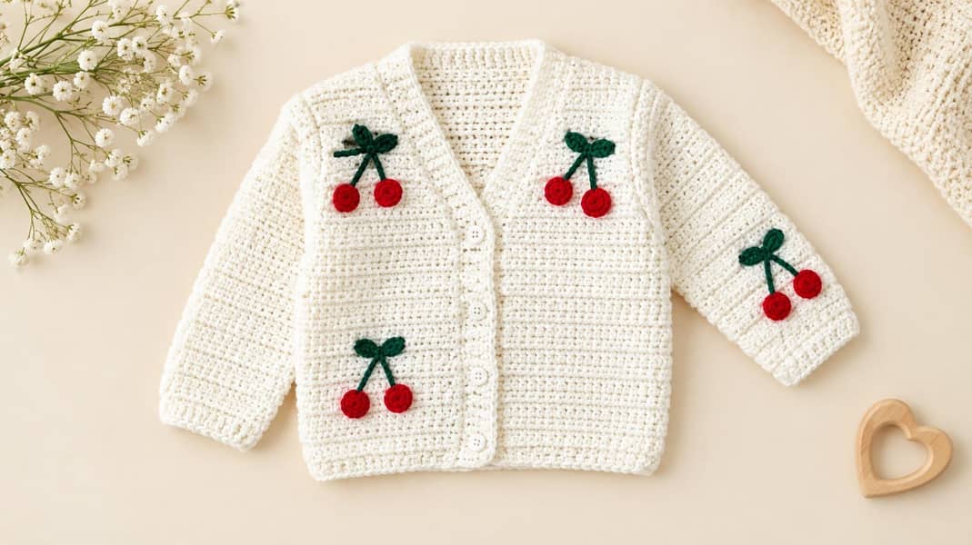 crochet baby sweater - Kids Clothes - 1121052842