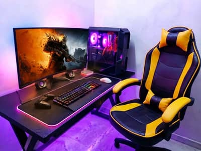 BEAST GAMING PC SETUP PC+MONITOR+GAMING CHAIR AT UNBEATABLE PRICE!