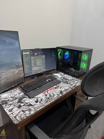 Gaming PC Setup | RX 570 8GB Grahic Card | 16GB RAM | 4K LCD Complete
