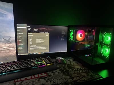 Gaming PC Setup | RX 570 8GB Grahic Card | 16GB RAM | 4K LCD Complete