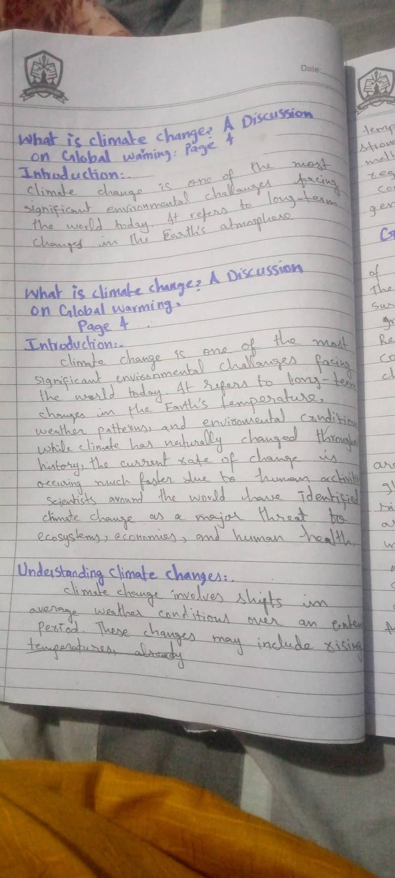 Handwritten Assignments 0