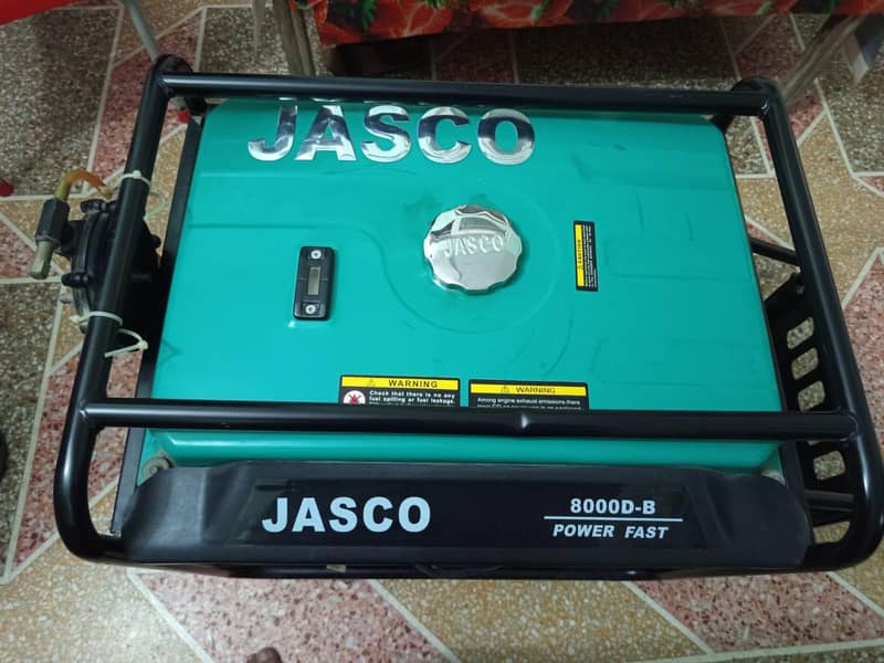 Jasco 6.5kva generator 0