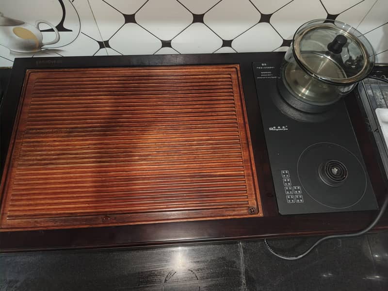 automatic smart induction tea table/tray set 1