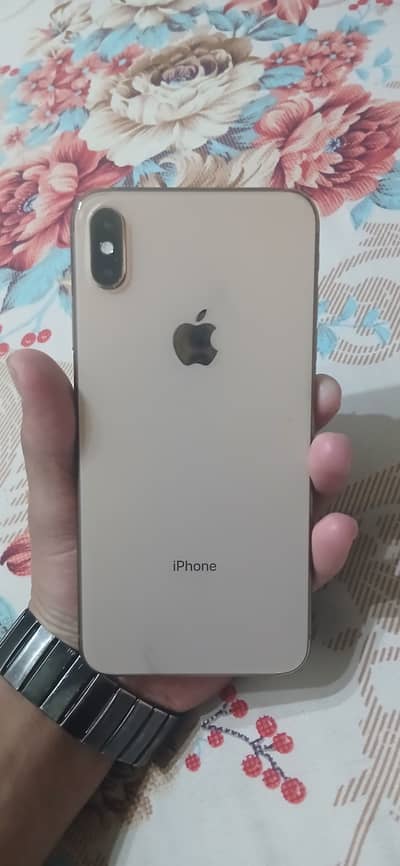 Iphone XS Max golden 256gb Pta approved battery change but outclass ha
